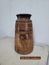 Landelijke Industriële Houten Vaas
