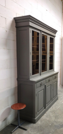 Hoge Buffetkast/Vitrinekast / Lade / r4602
