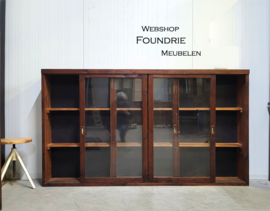 Vitrinekast / boekenkast  mid-century / art deco design