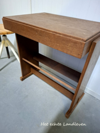 Vintage Bijzettafeltje met opberg vak  – Amsterdamse stijl