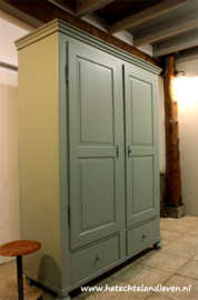 verkocht Landelijke industriele Grote kast /lade /  demontabel e 4179