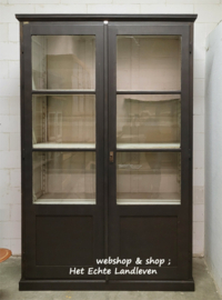Vintage Industriële Vitrinekast / r 4590