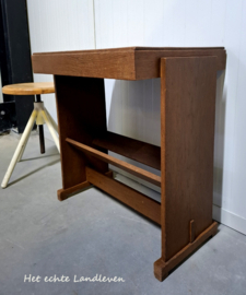 Vintage Bijzettafeltje met opberg vak  – Amsterdamse stijl