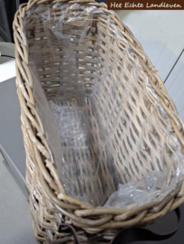 Rieten plantenmand / bak