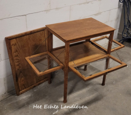 Art Deco Vitrinekastje / Theekastje – Origineel Vintage