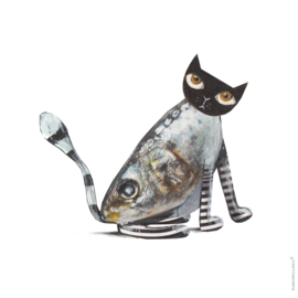 Artprint Cats got talent 'Fishcat'