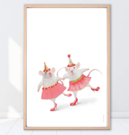 Artprint Zeeuwse Muizen 'Hop Marjanneke'