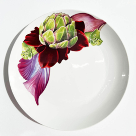 Botanical Wonders, set van 4 dinnerborden