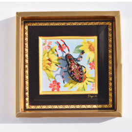 Broche 'Red and Blue'
