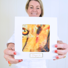 ‘You are a tiger turtle whale’, 70x70cm
