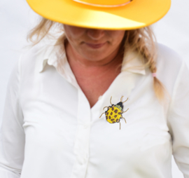 Broche 'Golden Yellow'