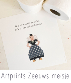 Artprint Zeeuws meisje