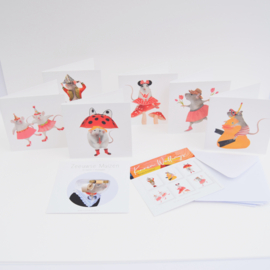 De Zeeuwse Muizen - 6x kaarten + enveloppen