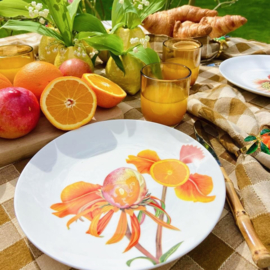 Botanical Wonders, set van 4 ontbijtborden