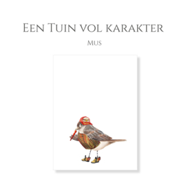 Artprints vogels - Een tuin vol karakter