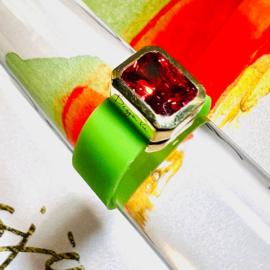 Fantastic Elastic ring - Rood