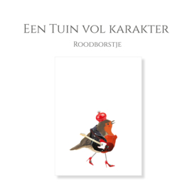 Artprints vogels - Een tuin vol karakter