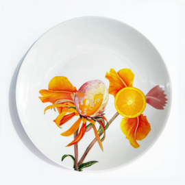 Botanical Wonders, set van 4 ontbijtborden