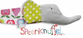Olifantje speenknuffel 'Loes'