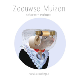 De Zeeuwse Muizen - 6x kaarten + enveloppen