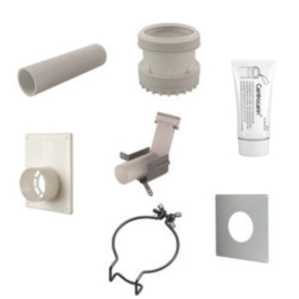 Complete kit schouwflexibel Ø80 Ubbink Renolux