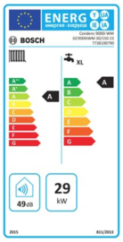 Bosch Junkers Condens GC9000iWM 30/150 met spiraalwarmtewisselaar