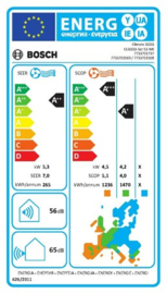 Mono-split Airco 5,3 kW Bosch CL3000i-Set 53 WE