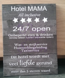 Hotel Mama  behang motief