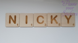 Scrabble letters