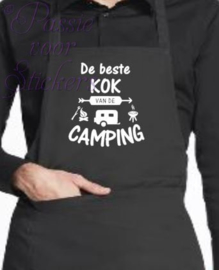 Schort beste kok van de camping