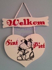 Raam/deurhanger Welkom Sint en Piet