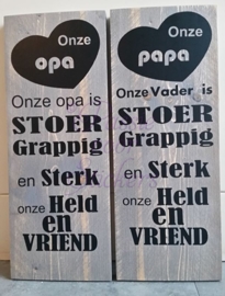 Alles voor vader en opa