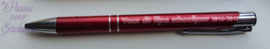 Rode pen met tekst, Bedankt voor dit schooljaar 2022/23
