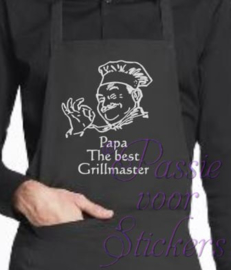 Schort Papa the best grillmaster