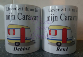 Liever zit in nu in mijn Caravan