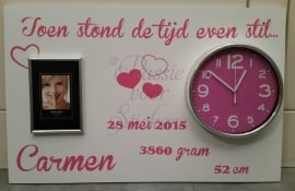 Toen stond de tijd even stil..40x60cm