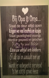 Bij Opa en Oma..(behang)