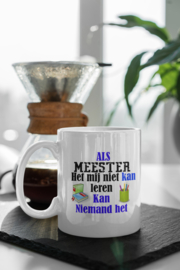 Als juf/meester het mij niet kan leren..