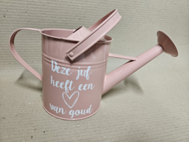 Gieter groen of roze