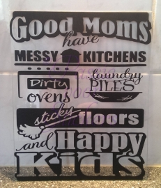 Plexiglas 20x25cm Good moms