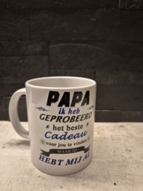 Beker met foutje
