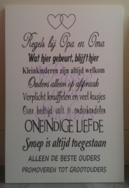 Regels bij Opa en Oma (1)