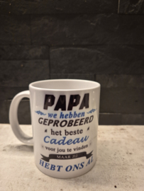 Beker met foutje