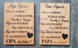 Alles voor vader en opa