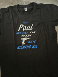 Als Paul het niet kan maken Maat M