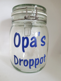 Snoeppot Opa's snoepjes