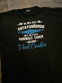 Ik ben een getatoeëerde vader Maat XXL