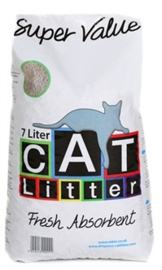 Super Value Kattenbakvulling 7 ltr op=op