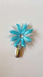 Showspeld licht blauw/ zilver klein