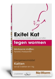 Exitel ontworming kat 2 tab.